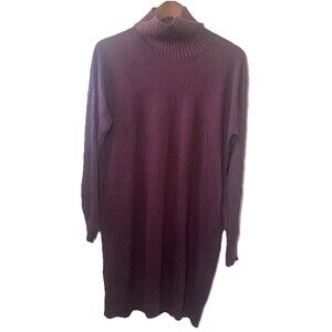 Medium Lululemon Softer Still Maroon Longer Pullover Sweater Knit Dress